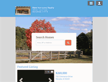 Tablet Screenshot of newhorizonsrealty.net
